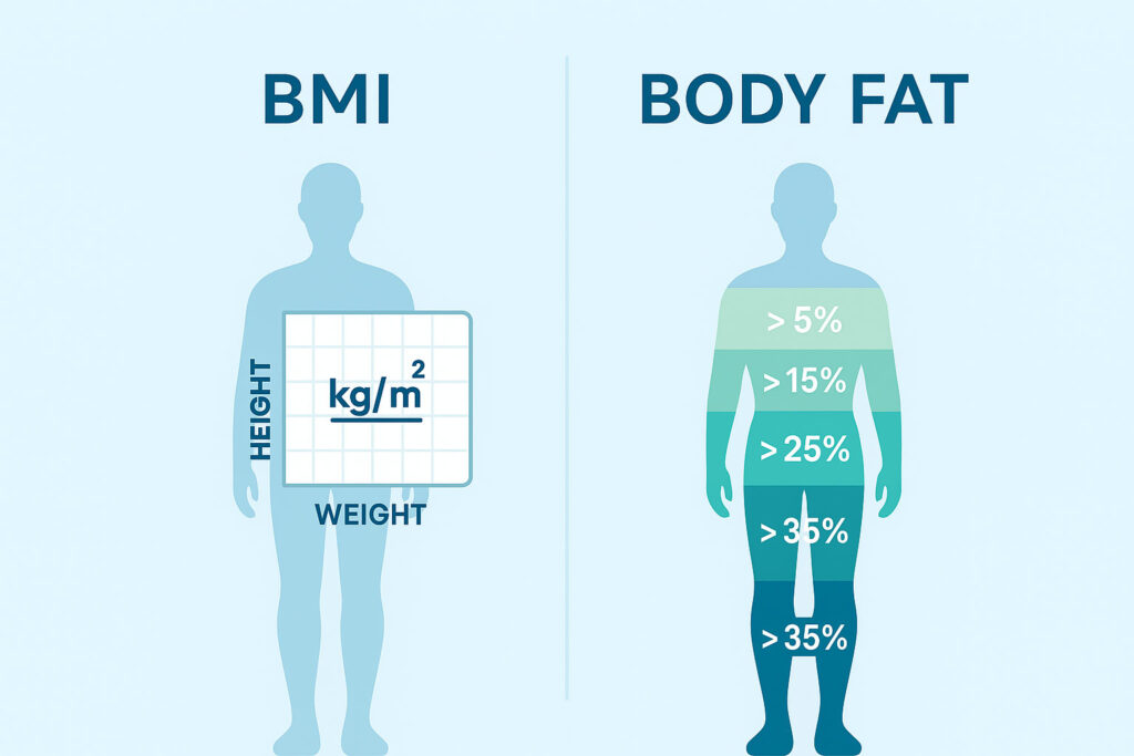 bmi vs body fat key differences explained free calculator